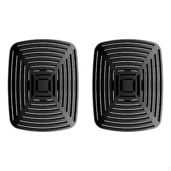 2 шт. Автомобильный кондиционер лобовое стекло, легко устанавливается, анти-прямой поток воздуха лобовое стекло для вентиляции Small Rectangular