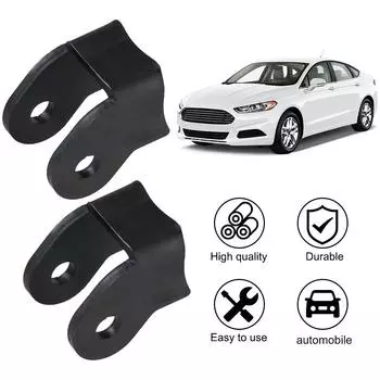 2 шт. Автомобильный кронштейн для сварки осей, адаптер для крепления амортизатора, аксессуары для модификации автомобиля, заднее верхнее крепление амортизатора, автомобильные крепления амортизаторов чёрный