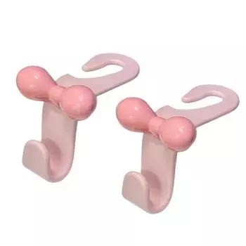 2 шт. Автомобильный крючок Легкий крючок для багажника/сиденья Крючок с отверстием Без сверления Крючок для хранения в салоне Многофункциональный держатель для стакана с водой