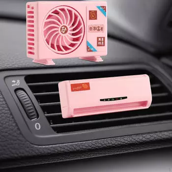 2 шт. Автомобильный освежитель воздуха с ароматом, украшениями, ароматизатором с наклейками, маленький диффузор Pink A