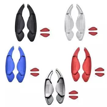 2 шт. автомобильный руль подрулевой переключатель удлинитель рычаг переключения передач алюминиевый для Land Range Rover Evoque Discovery Sport Jaguar XF XE чёрный