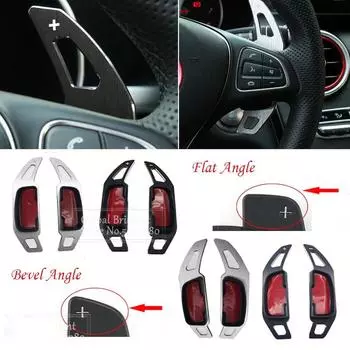 2 шт. Автомобильный руль с удлинителем, наклейка на руль, украшение, подходит для Mercedes Benz ABSE ML GL CLA GLA GLK SL SLK Class