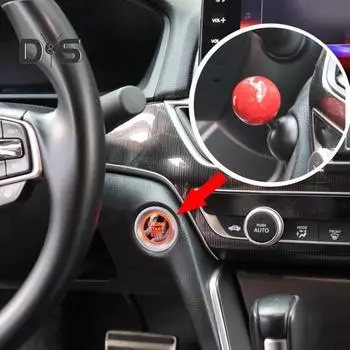 2 шт. автомобильный рычаг запуска одной кнопкой, кнопка запуска двигателя, кнопка остановки, рокер, универсальный размер, простая установка, автомобильные чехлы для кнопок запуска одним касанием красный/синий