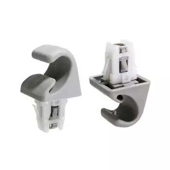 2 шт. Автомобильный солнцезащитный козырек, держатель, крючок, крепеж, держатель, кронштейн для Toyota Corolla Highlander Prius RAV4, кронштейн-вешалка CHINA