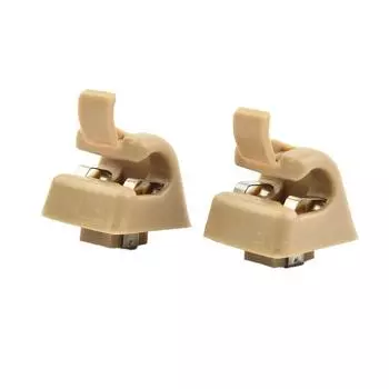 2 шт. Автомобильный солнцезащитный козырек крючки держатель вешалка пряжка для Mercedes W123 W124 W126 W140 W201 козырек крючки зажимы кронштейн CHINA