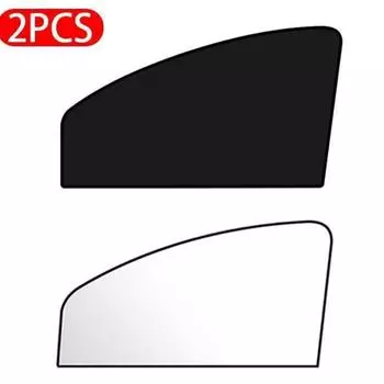 2 шт. автомобильный солнцезащитный козырек, полная затеняющая ткань, магнитная штора, солнцезащитный козырек на боковое окно автомобиля, летняя защита для автомобильных аксессуаров 2PCS Front Window Curtai