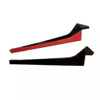 2 шт. автомобильный стайлинг для VW Tiguan R-Line 2017-2024 ABS задний спойлер боковая крышка крыла отделка глянцевый черный/углеродное волокно