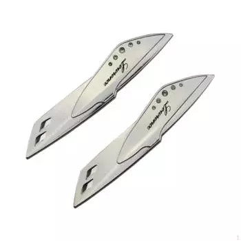 2 шт. Автомобильный стеклоочиститель, нагнетатель давления, подставки, спойлеры, замена, удобно серебряный