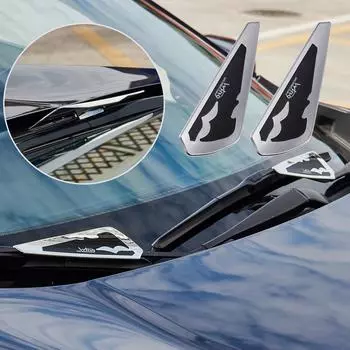 2 шт. Автомобильный стеклоочиститель Spolier Wiper Aid Protector Separator Presser Universal для соскабливания воды во время дождя