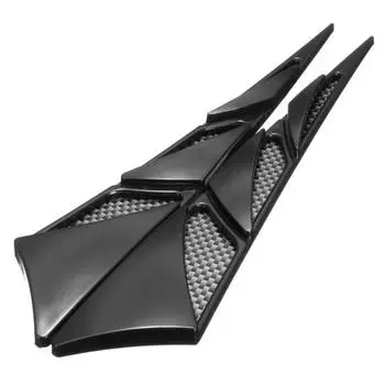 2 шт. автомобильный стиль капот боковые наклейки на воздухозаборник имитация вентиляционного отверстия украшение