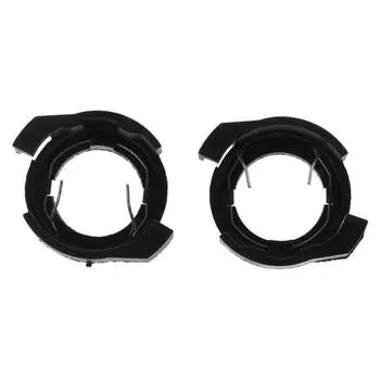 2 шт. Автомобильный светодиодный адаптер H7 для фар, патроны для ламп, зажим для автомобильной лампы, светодиодное основание для KUGA V Passat B6 для Alfa Romeo чёрный