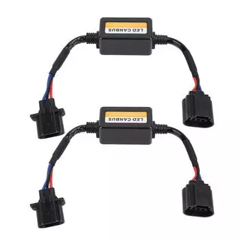 2 шт. Автомобильный светодиодный фара Canbus декодер анти мерцание предупреждение об ошибке жгут резистор комплект для H13 Headla