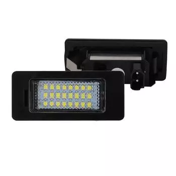 2 шт. автомобильный светодиодный светильник для номерного знака 6000K ксеноновые детали 12 В для BMW 5 серии E60 E39 E61 E70 E71 E72 E82 E84 E88 E90 E91 E92 E93 2pcs