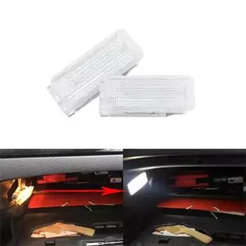 2 шт. Автомобильный светодиодный светильник багажника для ног под дверью, бардачок, лампа для Peugeot 1007 206 207