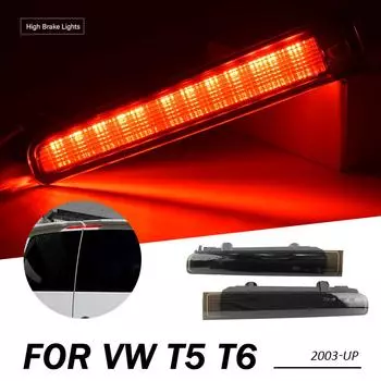 2 шт. автомобильный третий стоп-сигнал сарай двери высокого уровня третий стоп-сигнал задний бампер отражатель света для VW T5 T6 2003-2016