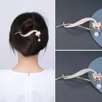 2 шт. аксессуаров для волос из лисы Design Sense Animal System Заколка для волос Мода Простая