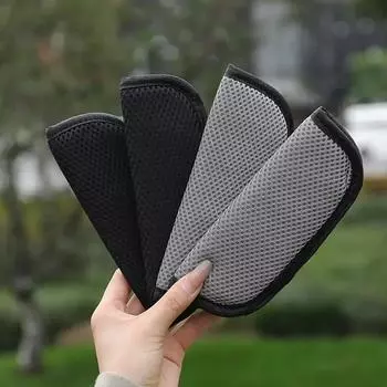 2 шт., аксессуары для детских колясок, универсальная подушка для детской коляски, автомобильное сиденье, защитный плечевой ремень для автомобиля, накладка, накладка на ремень красный