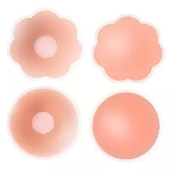 2 шт., аксессуары для нижнего белья, многоразовые, невидимые, силиконовые, самоклеящиеся, накладки на соски, бюстгальтер, наклейки для груди as the picture