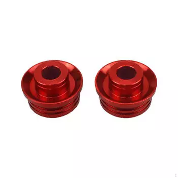 2 шт. Аксессуары для оси переднего колеса из алюминиевого сплава для Crf 250 M Crf250R Crf250RX красный