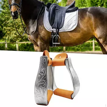 2 шт., аксессуары для стремян для лошадей, легкое оборудование, седло Fillis для чёрный