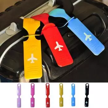 2 шт. багажные бирки с именем ID карты гибкие водонепроницаемые яркие цвета универсальные ПВХ сумки для багажа дорожные этикетки для чемодана дорожные принадлежности чёрный