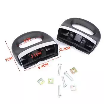 2 шт. бакелитовая ручка с защитой от ожогов, боковая сковорода с одним отверстием, пластиковая ручка, короткая ручка для кастрюли, кухонные аксессуары для инструментов для приготовления пищи