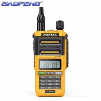 2 шт. Baofeng UV-9R Pro, мощная водонепроницаемая рация с IP68, 50 км, портативный трансивер UHF VHF, двухдиапазонное радио, обновление UV-9R Plus