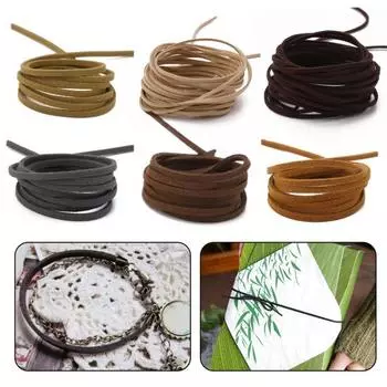 2 шт бархатная веревка 4 м длина 3 мм ширина бархатный шнур для DIY дубильная кора