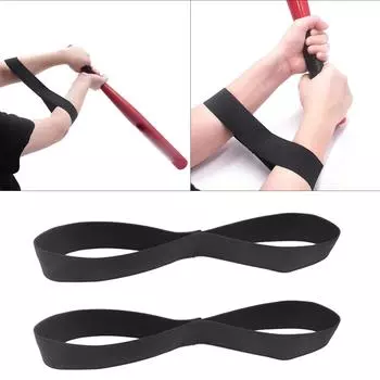 2 шт. Бейсбольные ленты для тренировки замаха, эластичные ленты для софтбола, вспомогательное оборудование для отбивания ударов для игроков в бейсбол, начинающих софтболистов