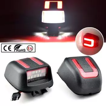 2 шт., белые 15SMD светодиодные лампы освещения номерного знака автомобиля для Nissan Navara D40 Frontier Armada Titan Xterra Suzuki