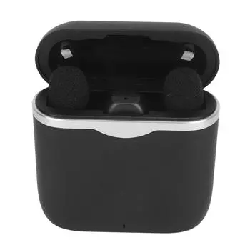 2 шт. беспроводной петличный микрофон мини шумоподавление портативный петличный микрофон для интервью