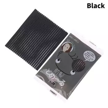 2 шт. бесшовные челки волшебные волосы фиксированные постинги модные аксессуары для волос маленькая наклейка заколка для волос головной убор чёрный