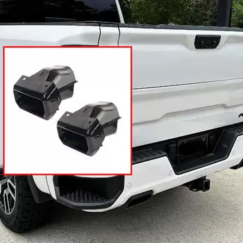 2 шт., безель выхлопного патрубка для Silverado 1500