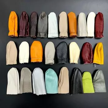 2 шт. безопасная кожаная игла для валяния большого пальца, защитный наперсток, инструмент для вышивки вручную