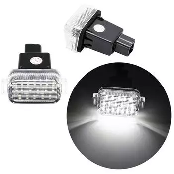 2 шт. безошибочная белая светодиодная подсветка номерного знака для Mazda A/T (Она же Мазда 6) 2014-2020 Для Mazda3 Хэтчбек 2014-2018 белый