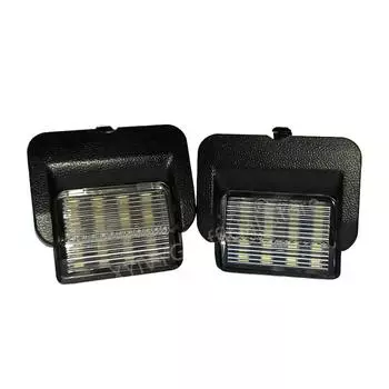 2 шт. безошибочный белый светодиодный светильник номерного знака, лампа номерного знака для VW Polo 6N 1994-1999 гг.