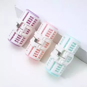 2 шт., бигуди с бахромой, зазубрины, дизайн, увеличение объема, пластиковые, полезные, пушистые роликовые аксессуары для корней