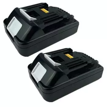 2 шт. BL1830 3000 мАч 18 В аккумулятор для электроинструмента BL1815 BL1840 BL1850 BL1860 LXT400 чёрный