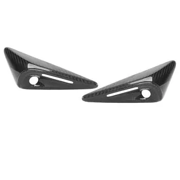 2 шт. боковая крышка брызговика камеры вентиляционная крышка отделка углеродное волокно устойчивое к ультрафиолетовому излучению замена для Tesla Model S
