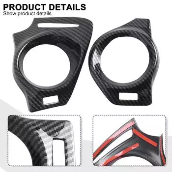 2 шт. боковая крышка воздухозаборника отделка для LEXUS IS250 300 350 2006-12 карбоновое волокно боковая крышка воздухозаборника декор пластик выходы кондиционера CHINA
