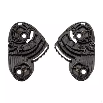 2 шт. Боковая пластина основания щитка шлема, простая установка, запчасти для ремонта аксессуаров для мотоциклов