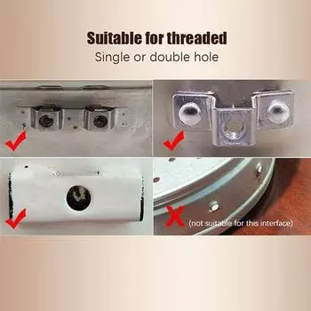 2 шт. боковые ручки бакелитовые уши для кастрюли заменяют противоожоговую ручку кастрюли для пароварки кухонная утварь кухонные принадлежности 2PCS чёрный