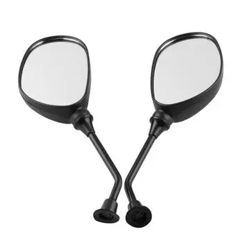 2 шт. Боковые зеркала заднего вида для мотоцикла, квадроцикла, мопеда, скутера с отверстием для резьбы 10 мм