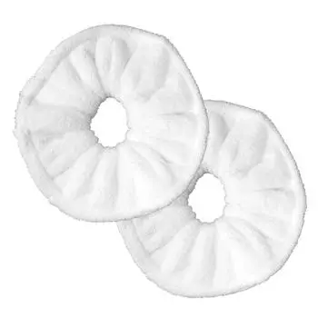 2 шт. Большие резинки-скранчи для полотенец, мягкие резинки для волос, напульсники для умывания для женщин, девушек, для умывания, макияжа, ухода за кожей, спа, аксессуары для волос