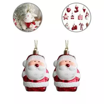 2 шт. большие универсальные практические рождественские елочные украшения Рождественские подвесные миниатюрные подвески для бара 2