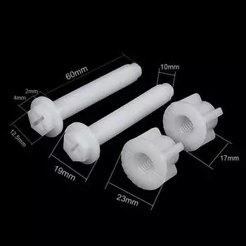 2 шт. болты для крепления сиденья унитаза винты для ремонта сиденья унитаза в ванной комнате винты аксессуары инструменты