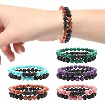 2 шт., браслет для йоги, модный очаровательный эластичный браслет для пар, черный, белый цвет, браслет для влюбленных L