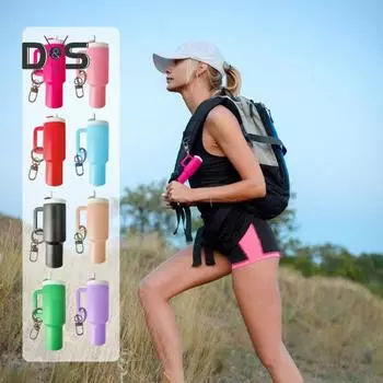 2 шт. брелок-подвеска антикоррозийная мини-чашка брелок маленький держатель для помады дизайн брелок сумка аксессуары светло-фиолетовый