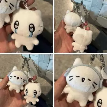 2 шт. Брелок-подвеска для ключей Cure Bag Decoration Милая плюшевая сумка модная маленькая кукла мультяшная подвеска