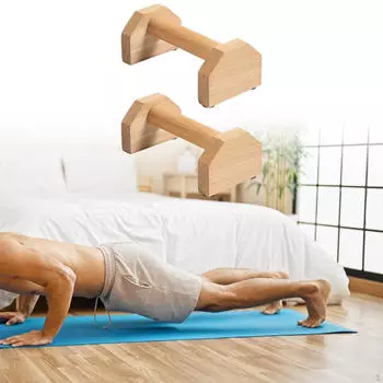 2 шт. брусья для отжиманий фитнес портативные планки гимнастика деревянные параллели стойки для отжиманий для дома S